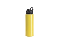 Sublimation Blanks 25oz/750ml Aluminum Water Bottle (Yellow)