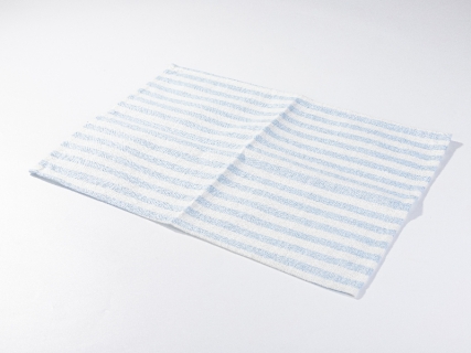 Sublimation Blanks Linen Table Mat(35.5*50cm, Beige and Light Blue Stripe)