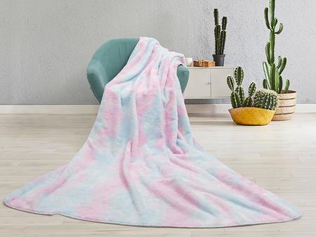 Cobertor Forro Pele Sintética Poliéster Minky Sublimação (Branco, 152*203cm/60&quot;x 80&quot;)
