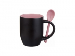 Sublimation 11oz Changing Color Spoon Mug (Pink)