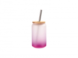Sublimation Blanks 13oz/400ml Glass Mug Gradient Purple