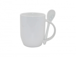 Color Sublimation Spoon Mug (White)
