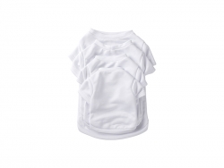 T-Shirt Sublimação Animal de Estimação Tamanho M (Branco)