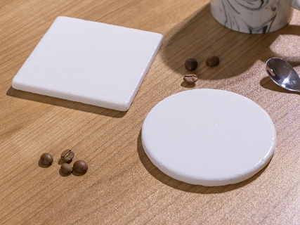 Sublimation Marble Coaster with Cork (Round, 4&quot;)