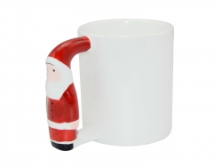Sublimation 11oz Santa Claus Handle Mug