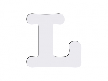 Sublimation HB Letters -L (10*10cm)