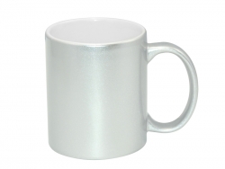 Sublimation 11oz Silver Sparkling Mug