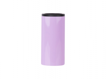 Sublimation 12oz/350ml Stainless Steel Skinny Can Cooler(Purple)